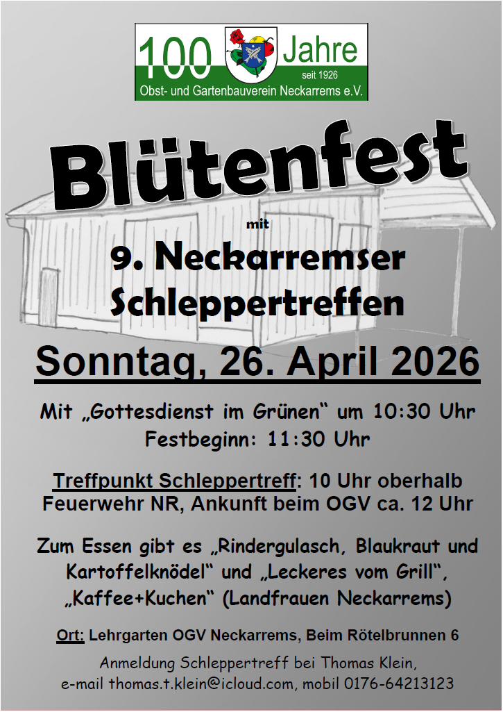 2026_Bluetenfest Einladung zum Blütenfest am 26. April 2026
